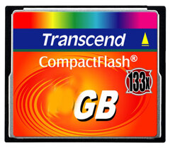 32 GB CF 133X MINNESKORT TRANSEND